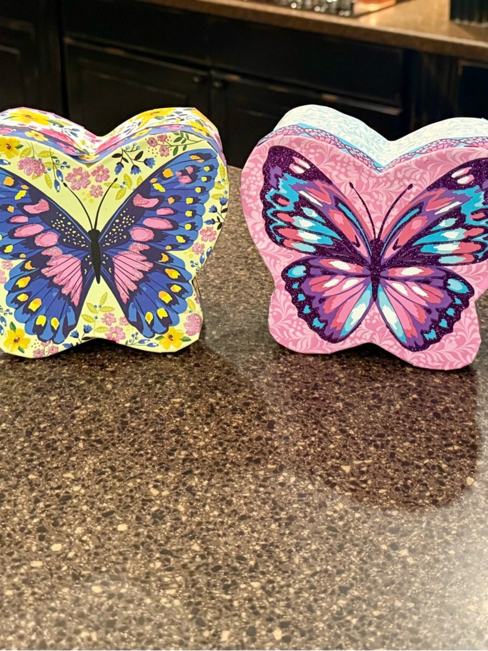 Butterfly Colorful Decorative Storage or Gift Boxes - Set of 4